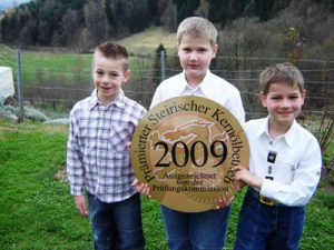 Hauseigene Produkte - Auch unsere Kinder sind stolz